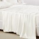 Ivory 22 Momme Mulberry Silk Flat Sheet for Sale Ivory 22 Momme Mulberry Silk Flat Sheet for Sale
