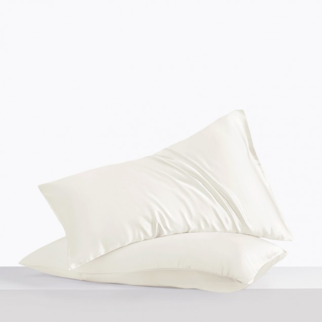 Ivory Envelope 22 Momme Mulberry Silk Pillowcase for Sale Ivory Envelope 22 Momme Mulberry Silk Pillowcase for Sale
