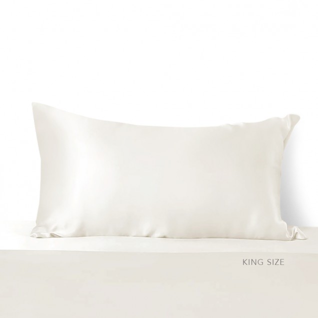 Ivory Envelope 22 Momme Mulberry Silk Pillowcase for Sale Ivory Envelope 22 Momme Mulberry Silk Pillowcase for Sale