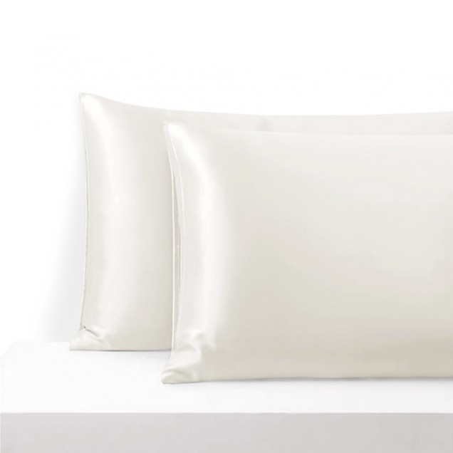 Ivory Envelope 22 Momme Mulberry Silk Pillowcase for Sale Ivory Envelope 22 Momme Mulberry Silk Pillowcase for Sale