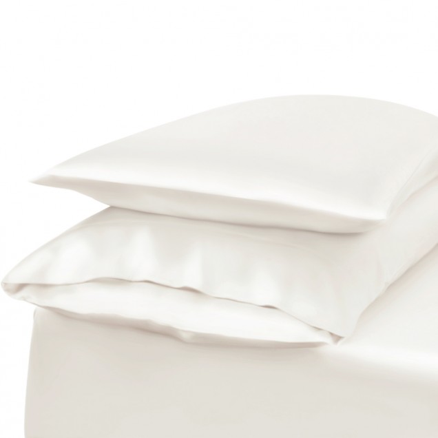 Ivory Envelope 22 Momme Mulberry Silk Pillowcase for Sale Ivory Envelope 22 Momme Mulberry Silk Pillowcase for Sale