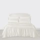 Ivory 3 PCS 22 Momme Mulberry Silk Duvet Cover Set for Sale Ivory 3 PCS 22 Momme Mulberry Silk Duvet Cover Set for Sale