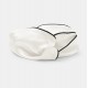 Ivory & Black Silk Headband for Sale Ivory & Black Silk Headband for Sale
