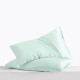 Light Cyan Envelope 22 Momme Mulberry Silk Pillowcase for Sale Light Cyan Envelope 22 Momme Mulberry Silk Pillowcase for Sale
