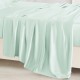 Light Cyan 22 Momme Mulberry Silk Sheet Set for Sale Light Cyan 22 Momme Mulberry Silk Sheet Set for Sale