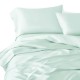 Light Cyan 3 PCS 22 Momme Mulberry Silk Duvet Cover Set for Sale Light Cyan 3 PCS 22 Momme Mulberry Silk Duvet Cover Set for Sale