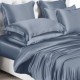 Misty Blue 22 Momme Mulberry Silk Duvet Cover for Sale Misty Blue 22 Momme Mulberry Silk Duvet Cover for Sale