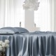 Misty Blue 22 Momme Mulberry Silk Fitted Sheet for Sale Misty Blue 22 Momme Mulberry Silk Fitted Sheet for Sale