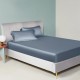 Misty Blue 22 Momme Mulberry Silk Sheet Set for Sale Misty Blue 22 Momme Mulberry Silk Sheet Set for Sale