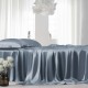 Misty Blue 22 Momme Mulberry Silk Sheet Set for Sale Misty Blue 22 Momme Mulberry Silk Sheet Set for Sale