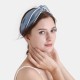 Misty Blue & Ivory Silk Headband for Sale Misty Blue & Ivory Silk Headband for Sale