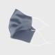 Misty Blue & White Double-Sided 22 Momme Silk Face Mask for Sale Misty Blue & White Double-Sided 22 Momme Silk Face Mask for Sale