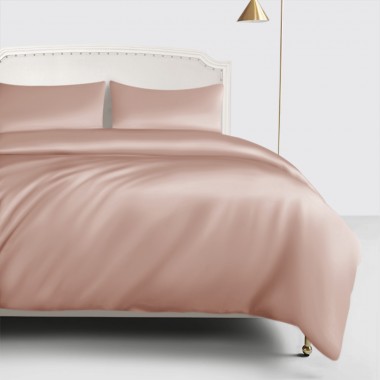 Pearl Pink 22 Momme Mulberry Silk Duvet Cover for Sale