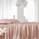 Pearl Pink 22 Momme Mulberry Silk Fitted Sheet for Sale Pearl Pink 22 Momme Mulberry Silk Fitted Sheet for Sale
