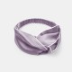 Purple & Ivory Silk Headband for Sale Purple & Ivory Silk Headband for Sale