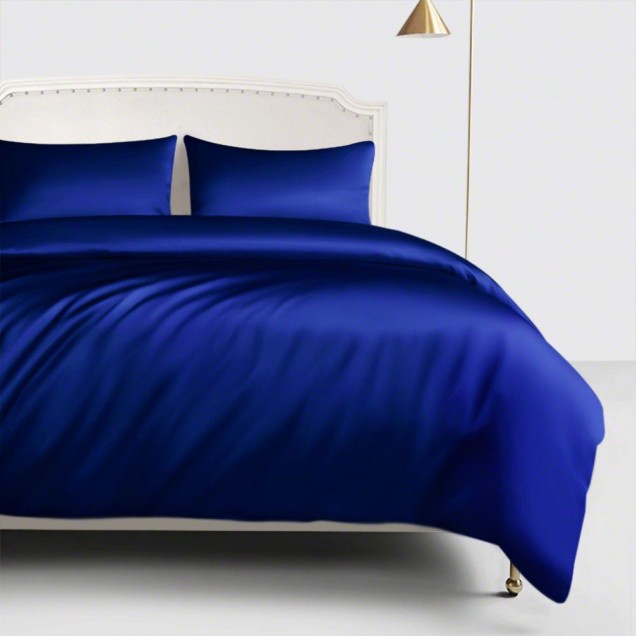 Royal Blue 22 Momme Mulberry Silk Duvet Cover for Sale Royal Blue 22 Momme Mulberry Silk Duvet Cover for Sale
