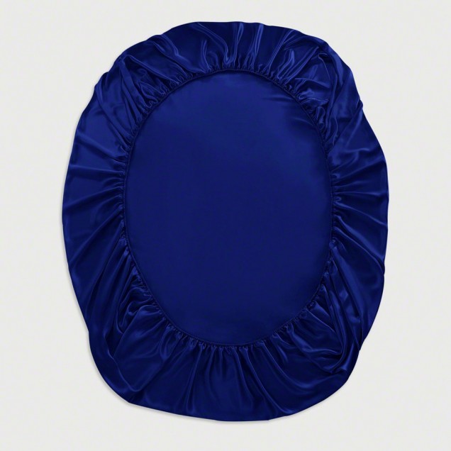 Royal Blue 22 Momme Mulberry Silk Fitted Sheet for Sale Royal Blue 22 Momme Mulberry Silk Fitted Sheet for Sale