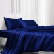 Royal Blue 22 Momme Mulberry Silk Flat Sheet for Sale Royal Blue 22 Momme Mulberry Silk Flat Sheet for Sale