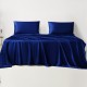 Royal Blue 22 Momme Mulberry Silk Sheet Set for Sale Royal Blue 22 Momme Mulberry Silk Sheet Set for Sale