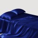 Royal Blue 22 Momme Mulberry Silk Sheet Set for Sale Royal Blue 22 Momme Mulberry Silk Sheet Set for Sale