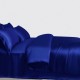 Royal Blue 3 PCS 22 Momme Mulberry Silk Duvet Cover Set for Sale Royal Blue 3 PCS 22 Momme Mulberry Silk Duvet Cover Set for Sale