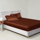 Rust Red 22 Momme Mulberry Silk Sheet Set for Sale Rust Red 22 Momme Mulberry Silk Sheet Set for Sale