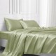 Sage Green 22 Momme Mulberry Silk Flat Sheet for Sale Sage Green 22 Momme Mulberry Silk Flat Sheet for Sale