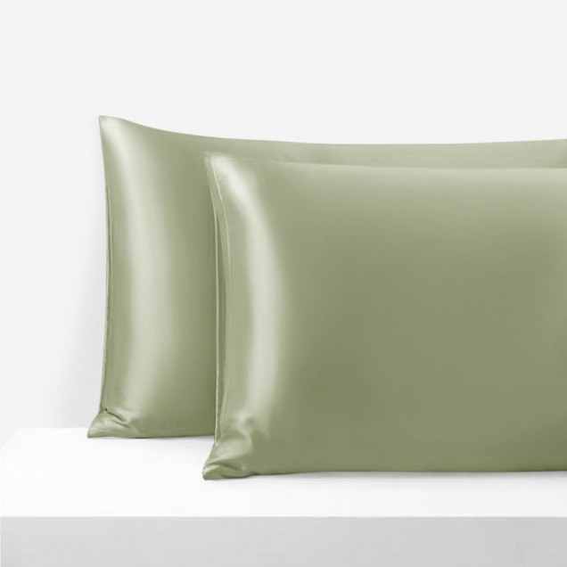 Sage Green Envelope 22 Momme Mulberry Silk Pillowcase for Sale Sage Green Envelope 22 Momme Mulberry Silk Pillowcase for Sale