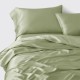 Sage Green 3 PCS 22 Momme Mulberry Silk Duvet Cover Set for Sale Sage Green 3 PCS 22 Momme Mulberry Silk Duvet Cover Set for Sale