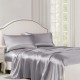 Silver 22 Momme Mulberry Silk Flat Sheet for Sale Silver 22 Momme Mulberry Silk Flat Sheet for Sale