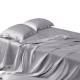 Silver 22 Momme Mulberry Silk Sheet Set for Sale Silver 22 Momme Mulberry Silk Sheet Set for Sale