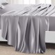 Silver 22 Momme Mulberry Silk Sheet Set for Sale Silver 22 Momme Mulberry Silk Sheet Set for Sale