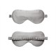 Silver & Ivory Suede Rose Silk Eye Mask for Sale Silver & Ivory Suede Rose Silk Eye Mask for Sale