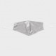 Silver & White Double-Sided 22 Momme Silk Face Mask for Sale Silver & White Double-Sided 22 Momme Silk Face Mask for Sale