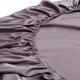 Slate Gray 22 Momme Mulberry Silk Fitted Sheet for Sale Slate Gray 22 Momme Mulberry Silk Fitted Sheet for Sale