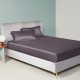 Slate Gray 22 Momme Mulberry Silk Fitted Sheet for Sale Slate Gray 22 Momme Mulberry Silk Fitted Sheet for Sale