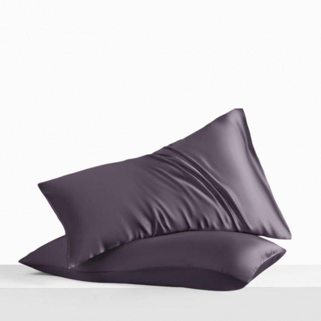 Slate Gray Envelope 22 Momme Mulberry Silk Pillowcase for Sale Slate Gray Envelope 22 Momme Mulberry Silk Pillowcase for Sale