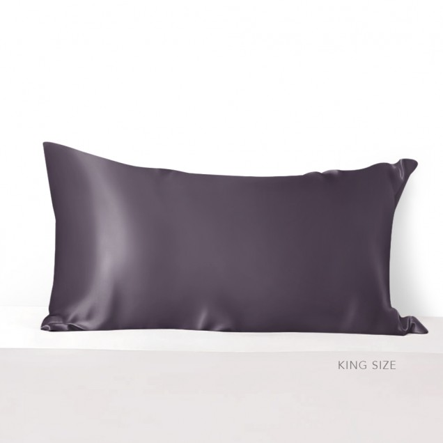 Slate Gray Envelope 22 Momme Mulberry Silk Pillowcase for Sale Slate Gray Envelope 22 Momme Mulberry Silk Pillowcase for Sale