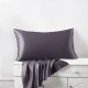 Slate Gray Envelope 22 Momme Mulberry Silk Pillowcase for Sale Slate Gray Envelope 22 Momme Mulberry Silk Pillowcase for Sale