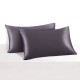 Slate Gray 22 Momme Mulberry Silk Pillowcase with Hidden Zipper for Sale Slate Gray 22 Momme Mulberry Silk Pillowcase with Hidden Zipper for Sale