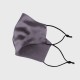 Slate Gray & Black Double-Sided 22 Momme Silk Face Mask for Sale Slate Gray & Black Double-Sided 22 Momme Silk Face Mask for Sale