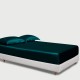 Teal 22 Momme Mulberry Silk Fitted Sheet for Sale Teal 22 Momme Mulberry Silk Fitted Sheet for Sale