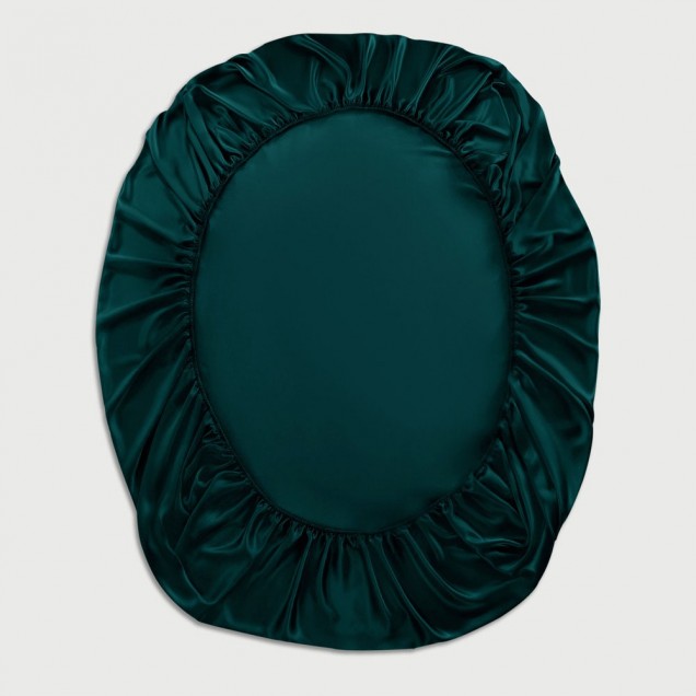 Teal 22 Momme Mulberry Silk Fitted Sheet for Sale Teal 22 Momme Mulberry Silk Fitted Sheet for Sale