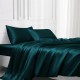 Teal 22 Momme Mulberry Silk Flat Sheet for Sale Teal 22 Momme Mulberry Silk Flat Sheet for Sale