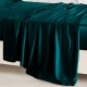 Teal 22 Momme Mulberry Silk Flat Sheet for Sale Teal 22 Momme Mulberry Silk Flat Sheet for Sale
