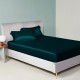 Teal 22 Momme Mulberry Silk Sheet Set for Sale Teal 22 Momme Mulberry Silk Sheet Set for Sale