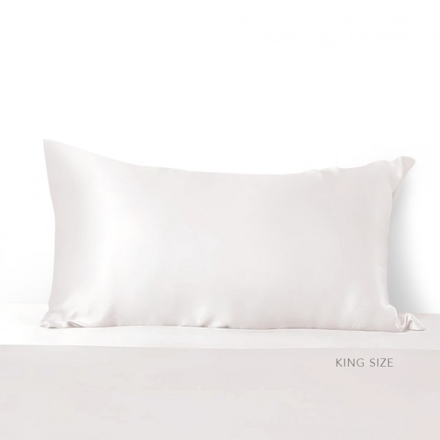 White Envelope 22 Momme Mulberry Silk Pillowcase for Sale White Envelope 22 Momme Mulberry Silk Pillowcase for Sale