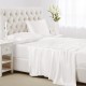 White 22 Momme Mulberry Silk Sheet Set for Sale White 22 Momme Mulberry Silk Sheet Set for Sale