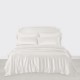 White 3 PCS 22 Momme Mulberry Silk Duvet Cover Set for Sale White 3 PCS 22 Momme Mulberry Silk Duvet Cover Set for Sale